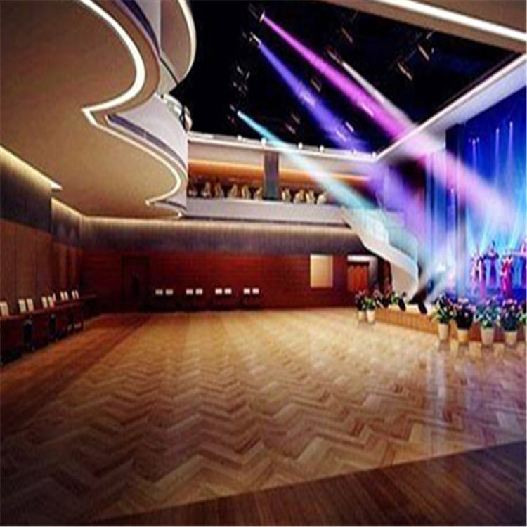 篮球运动木地板材质选用以枫木柞木为主的结构