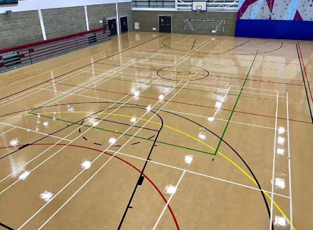 篮球馆运动木地板完成后运动场应符合的标准