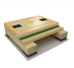 室内篮球球场体育木地板防潮要求