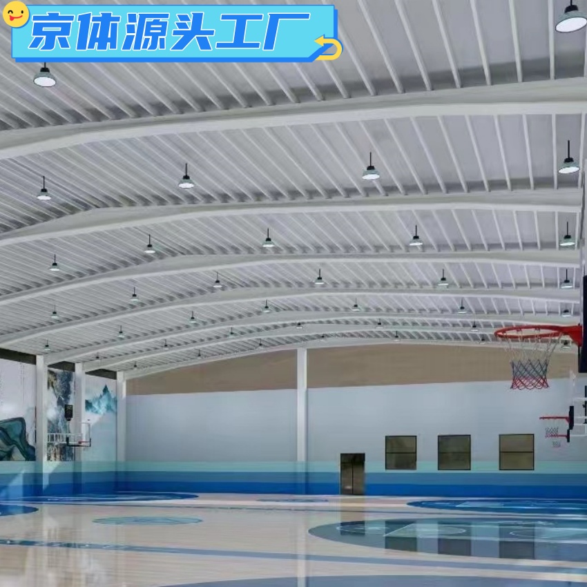 篮球场馆木地板深受广大高中生喜欢打球的优点