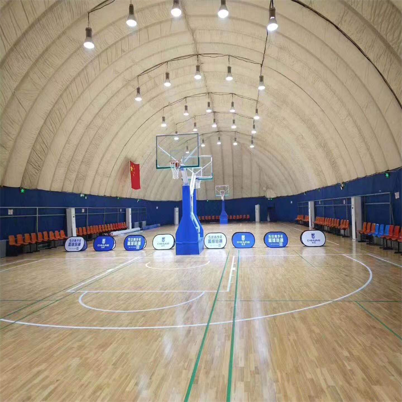 篮球场馆运动木地板施工顺序流程